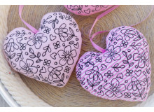 Stickdatei - ITH Blumen Herz